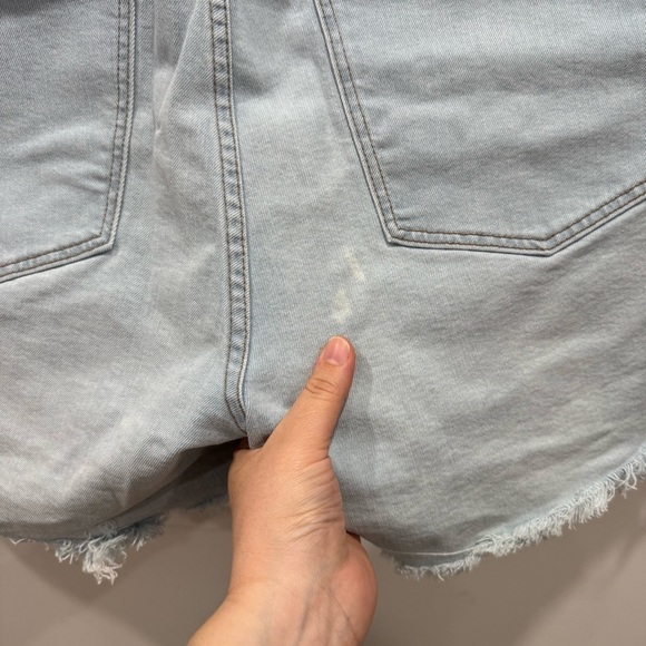 Madewell Denim High Rise Stretch Cutoff Shorts Size 33 - Picture 5 of 8